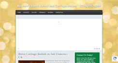 Desktop Screenshot of californiahorsecarriagerentals.com