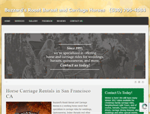 Tablet Screenshot of californiahorsecarriagerentals.com